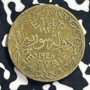 1926 Syria 5 Piastres Lot#T9120