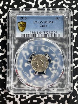1915 Caribbean 1 Centavo PCGS MS64 Lot#G777 Choice UNC!