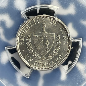 1915 Caribbean 1 Centavo PCGS MS64 Lot#G777 Choice UNC!