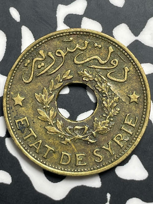 1940 Syria 2 1/2 Piastres Lot#T9399