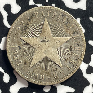 1932 Caribbean 20 Centavos Lot#JM0019 Silver! Key Date!