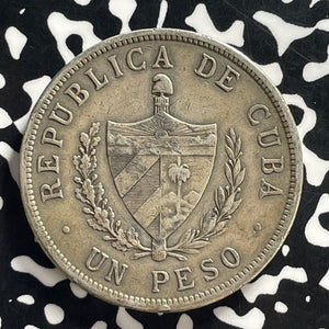 1934 Caribbean 1 Peso Lot#JM0065 Large Silver!