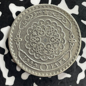 1929 Syria 50 Piastres Lot#C0997 Silver!
