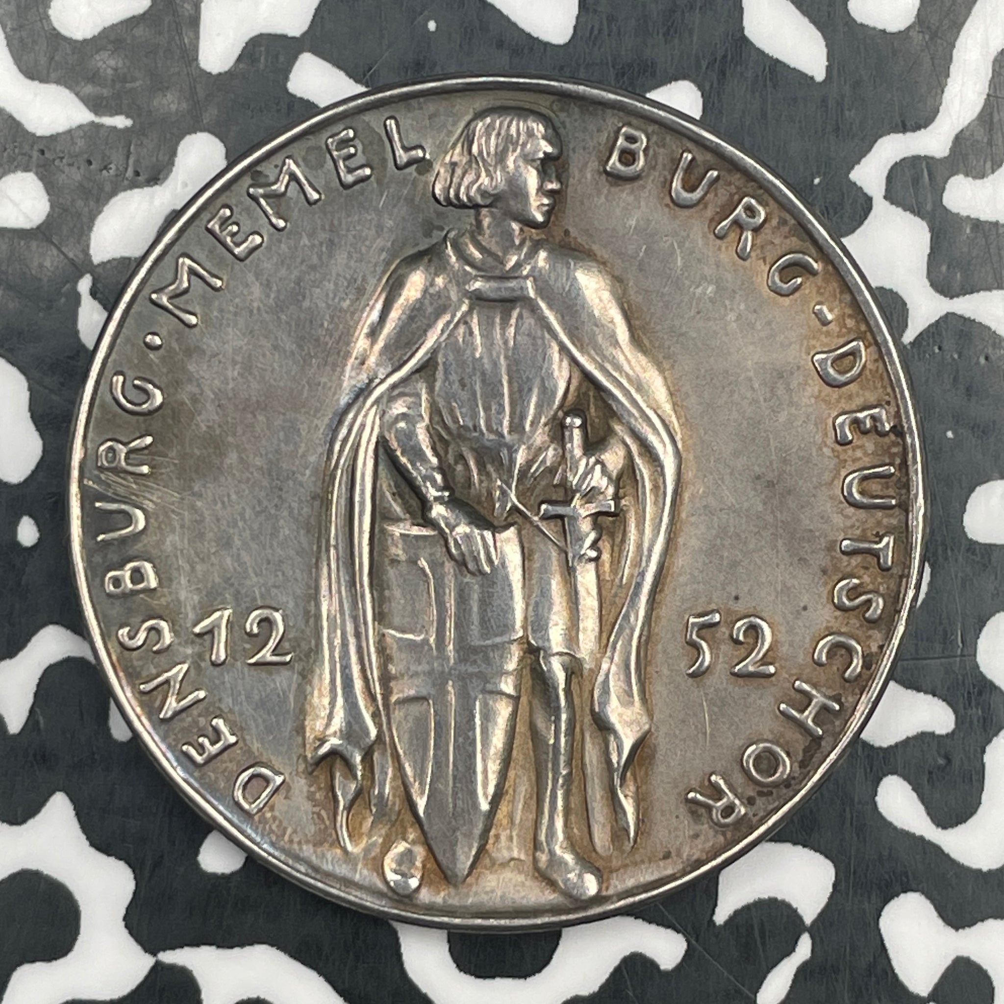1939 Germany Annexation Of Memel Medal By Karl Goetz Lot#JM2344 Silver! Scarce!