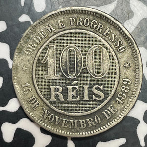 1896 Brazil 100 Reis Lot#T2501