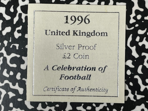 1996 G.B. Celebration Of Football 2 Pounds Lot#B2519 Silver! Proof! W/ Box & COA
