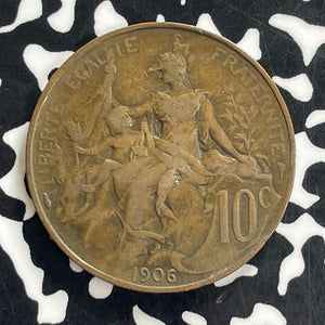 1906 France 10 Centimes Lot#C1253 Better Date