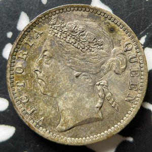 1900 Straits Settlements 10 Cents Lot#JM8993 Silver! Nice!