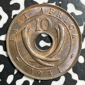 1941 East Africa 10 Cents Lot#T2936 High Grade! Beautiful!