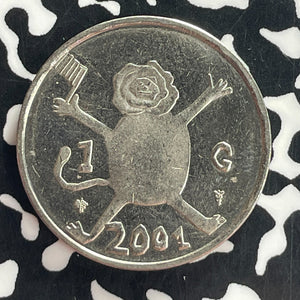 2001 Netherlands 1 Gulden Token Lot#T7548