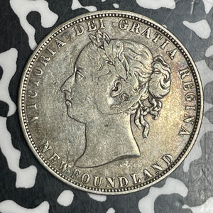 1900 Newfoundland 50 Cents Lot#T6007 Silver!