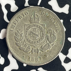 1887 Brazil 50 Reis Lot#T8783