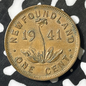 1941 Newfoundland Small Cent Lot#E4616