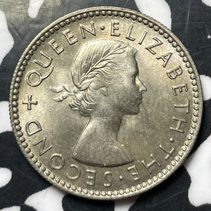 1953 New Zealand 6 Pence Sixpence (45 Available) (1 Coin Only) Better Date