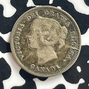 1870 Canada 5 Cents Lot#T7797 Silver!