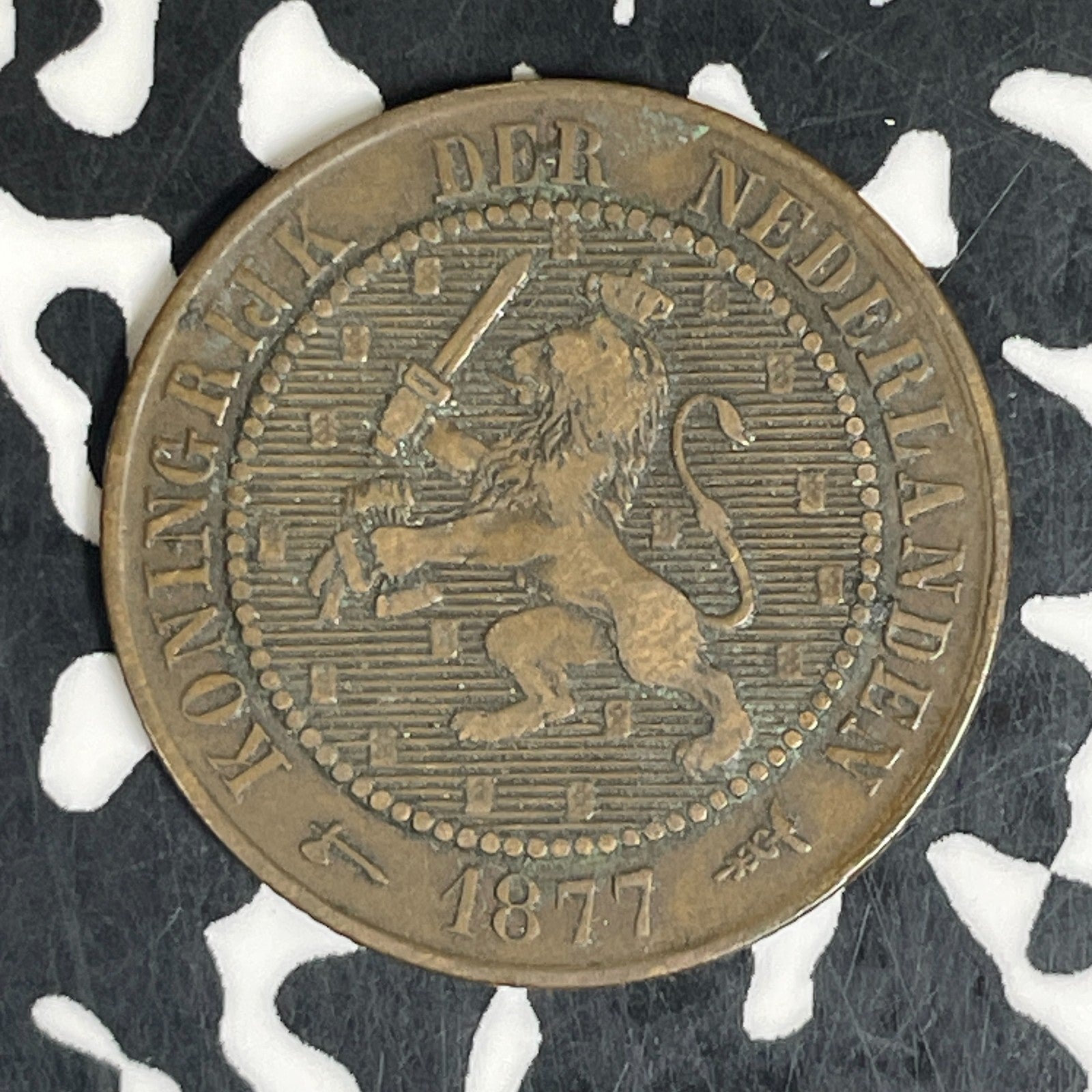 1877 Netherlands 2-1/2 Cent Lot#C5995