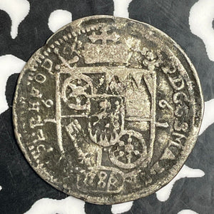 1661 Germany Wurzburg 1/28 Thaler Lot#E9728 Silver! Very Scarce! KM#133