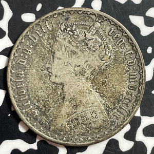 1859 Great Britain Gothic Florin Lot#T1334 Silver!