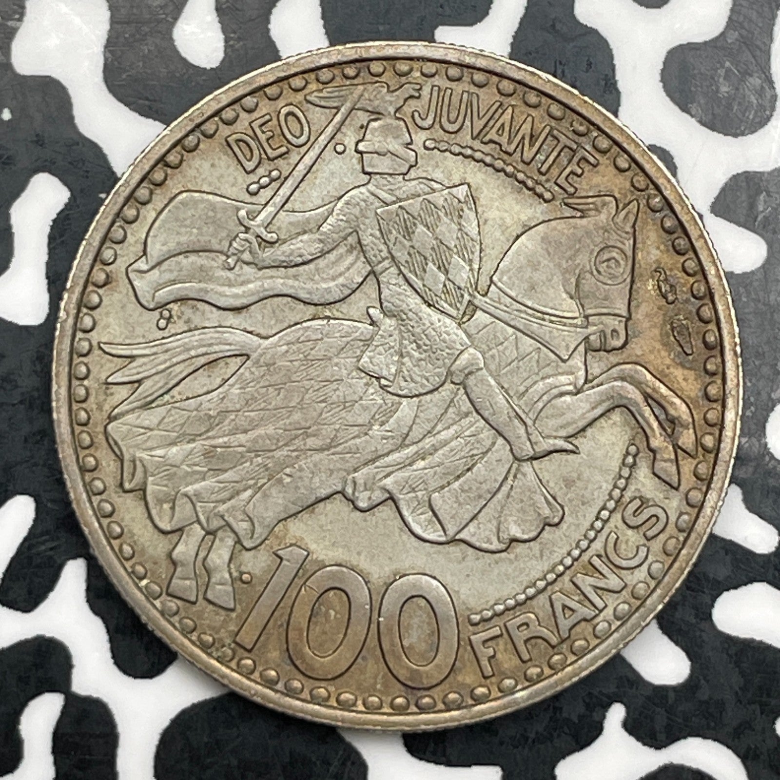 1950 Monaco 100 Francs Lot#F8004