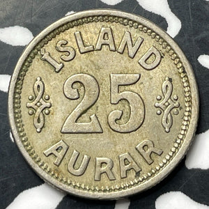 1922 Iceland 25 Aurar Lot#E8931