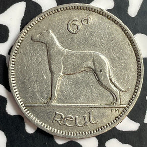 1935 Ireland 6 Pence Sixpence Lot#E7280