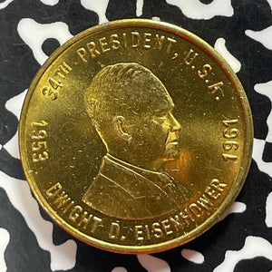 Undated U.S. Dwight Eisenhower Medal Lot#T4432 High Grade! Beautiful! 29mm