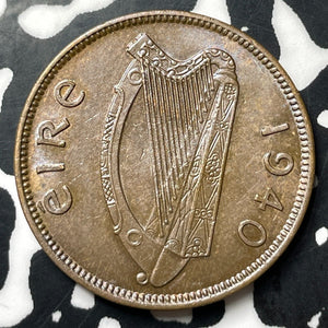 1940 Ireland 1 Farthing Lot#E8740 High Grade! Beautiful! Key Date!