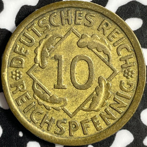 1931-A Germany 10 Pfennig Lot#D8622 Better Date
