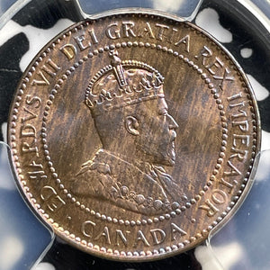 1906 Canada Large Cent PCGS MS64RB Lot#G7290 Choice UNC! Beautiful Toning!
