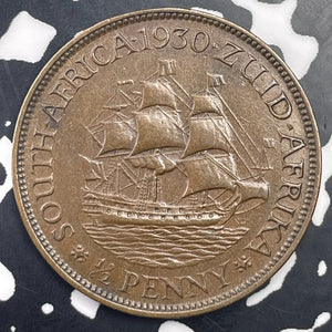 1930 South Africa 1/2 Penny Lot#C1405 Nice!