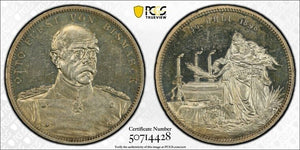 1898 Germany Death Of Otto Von Bismarck Medal PCGS SP61 Lot#G9421 Silver!