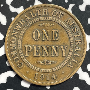 1914 Australia 1 Penny Lot#T1539 Better Date