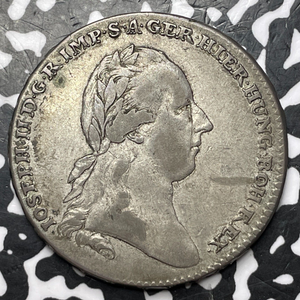 1789-(B) Austrian Netherlands 1 Kronenthaler Lot#JM7752 Large Silver Coin!