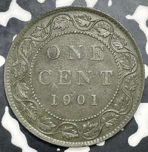 1901 Canada Large Cent Lot#C0307 Nice!