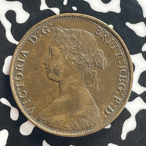 1861 Nova Scotia Large Cent Lot#T7969 Nice!