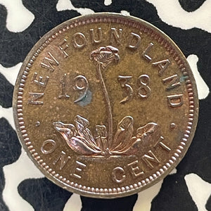 1938 Newfoundland Small Cent Lot#T5891 High Grade! Beautiful!