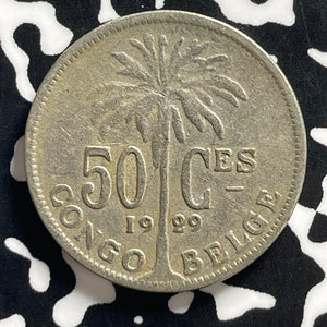 1929 Belgian Congo 50 Centimes Lot#C0835