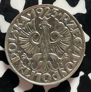 1923 Poland 20 Groszy Lot#T4314 High Grade! Beautiful!