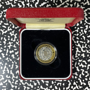 1997 Great Britain £2 Pounds Lot#B2510 Silver! Proof! With Box & C.O.A