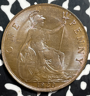 1920 Great Britain Penny Lot#T9017 Nice!