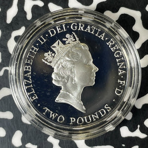 1996 G.B. Celebration Of Football 2 Pounds Lot#B2519 Silver! Proof! W/ Box & COA