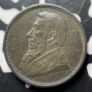 1895 South Africa 3 Pence Threepence Lot#MK185 Silver!