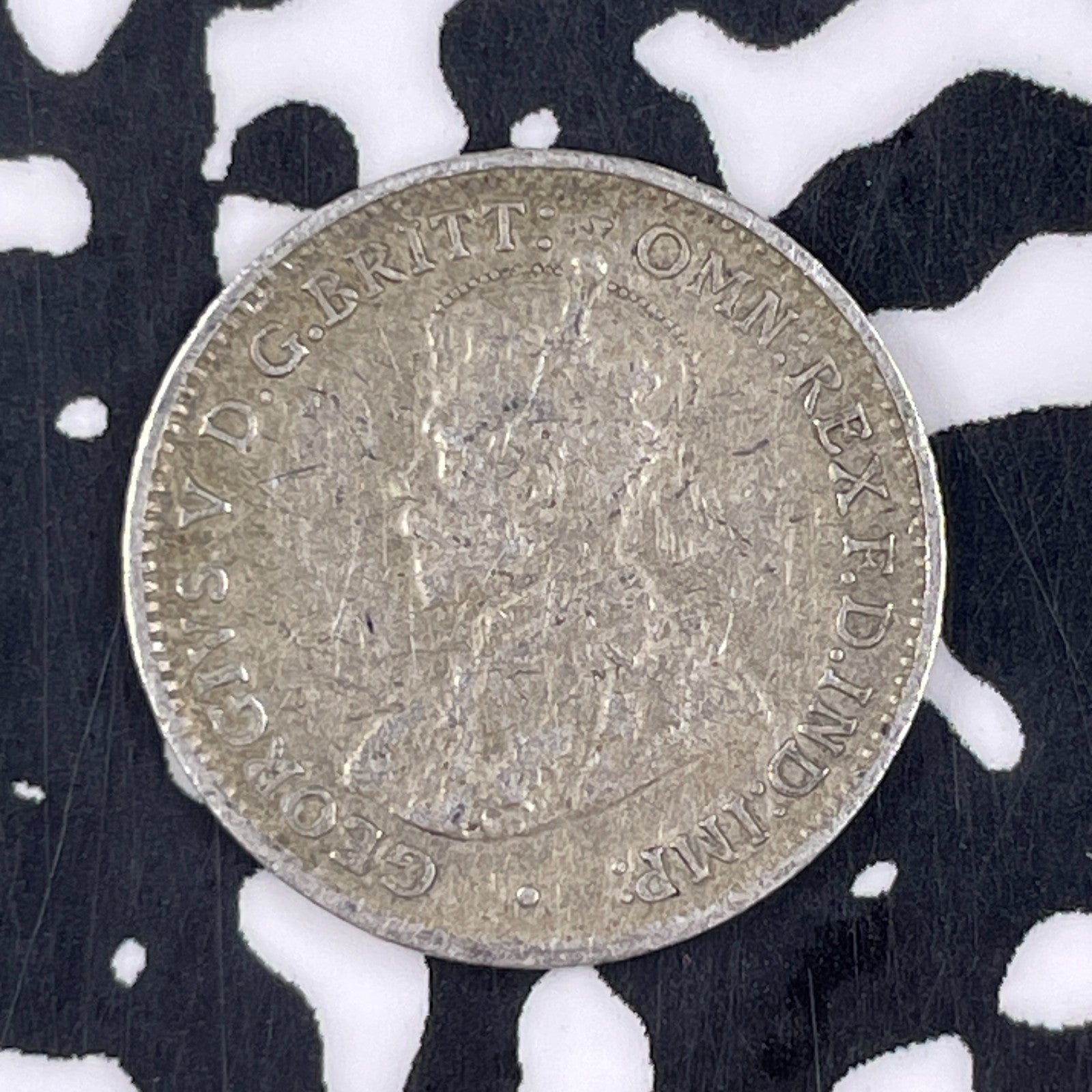 1936 Australia 3 Pence Threepence Lot#F4608 Silver!