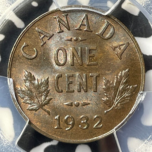 1932 Canada Small Cent PCGS MS64BN Lot#G8028 Choice UNC!