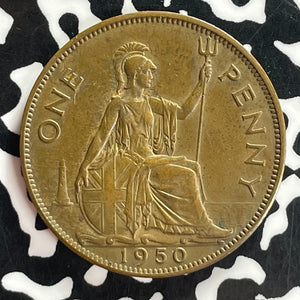 1950 Great Britain 1 Penny Lot#T7508 Key Date!