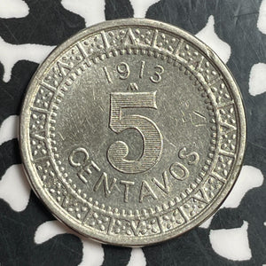 1913 Mexico 5 Centavos Lot#T2391 Nice!