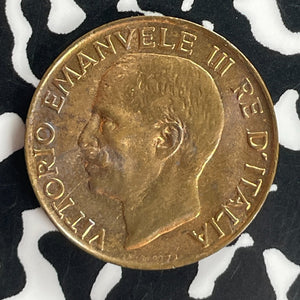 1921 Italy 5 Centesimi Lot#T8017 High Grade! Beautiful!
