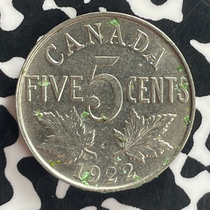 1922 Canada 5 Cents Lot#T7583