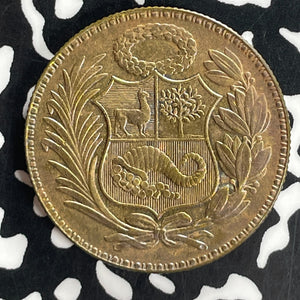 1942 Peru 1/2 Sol Half Sol Lot#T8022 High Grade! Beautiful! KM#220.5