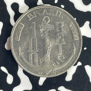 1937 Brazil 100 Reis Lot#T8785 High Grade! Beautiful!